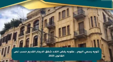 تنويه رسمي اليوم.. عقوبة رفض إخلاء شقق الإيجار القديم حسب نص القانون 2025
